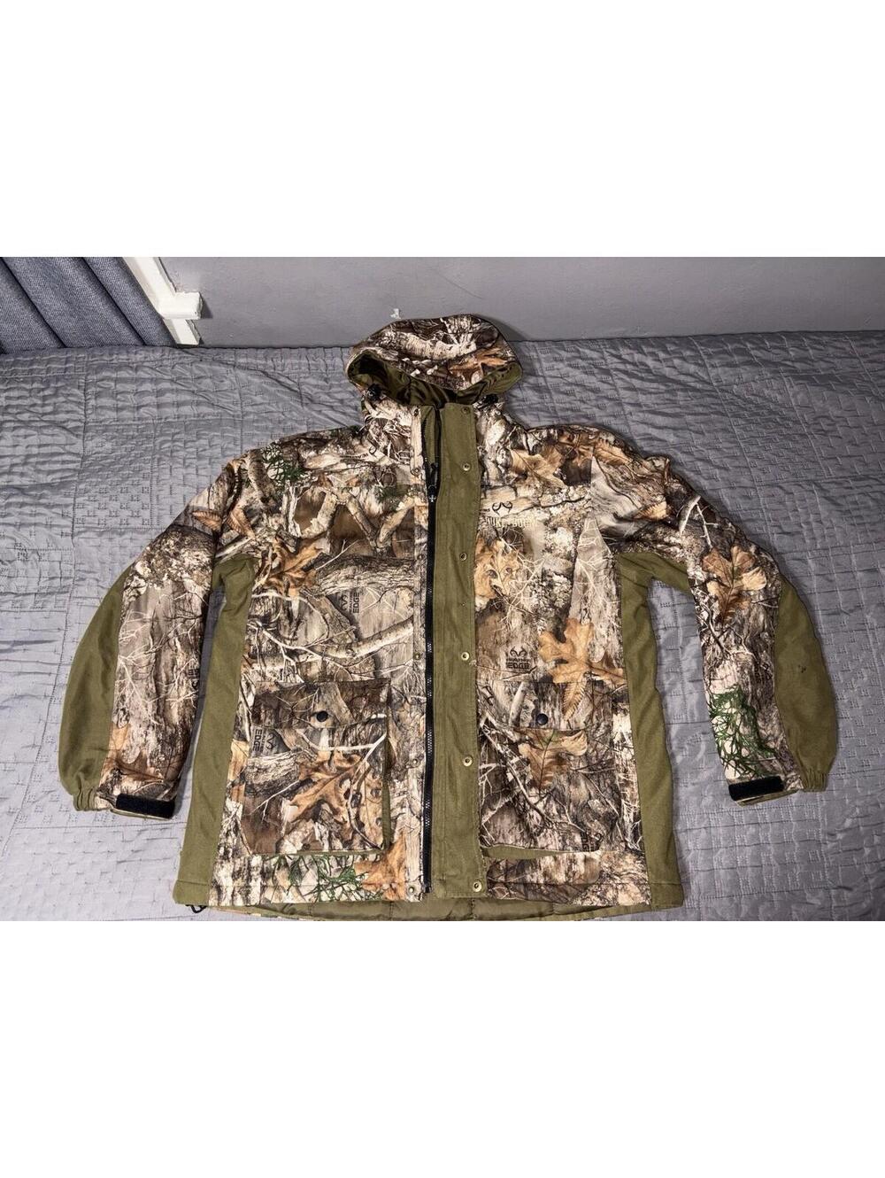 Duke & Boone Sz LRG Coat Jacket Realtree Camo Hunting Fishing Outdoors Pockets